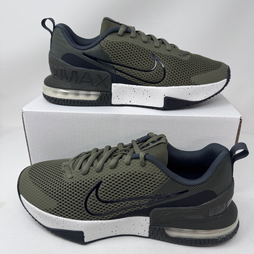 Nike Air Max Alpha Trainer 6 Medium Olive Black Sneakers FQ1833-200 Mens Sz 11‎